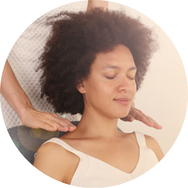 Reiki energy healing treatment for relaxation and wellbeing