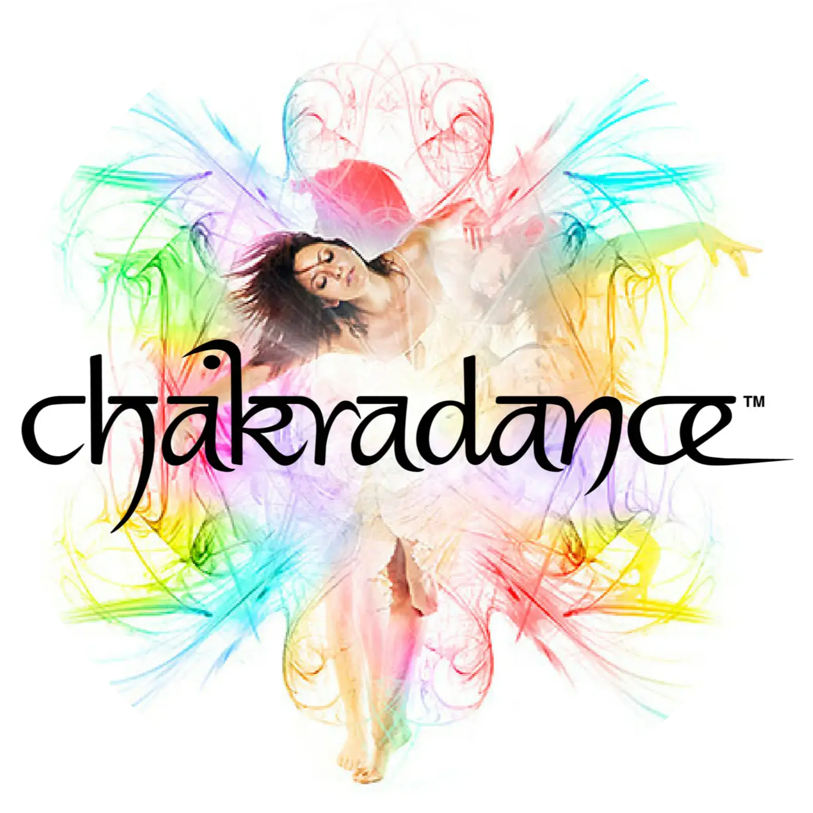 Woman moving freely to music during a Chakradance experience